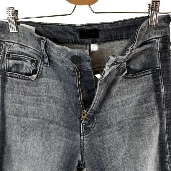 Mother High Waist Looker Skinny Ankle Jeans Miss Moody Two Shoes Racer 28 - Picture 5 of 9